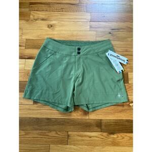 Smartwool Womens XS Hike Short Fern Green Merino Blend Lightweight Outdoor NWT 2